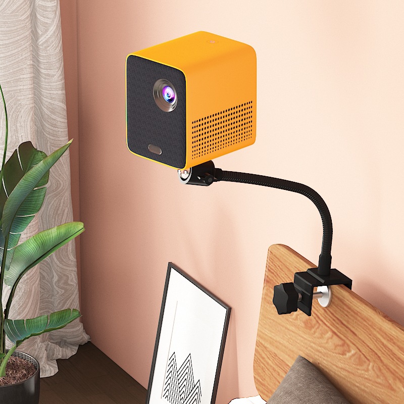 There is no signal from the projector and there are black spots on the